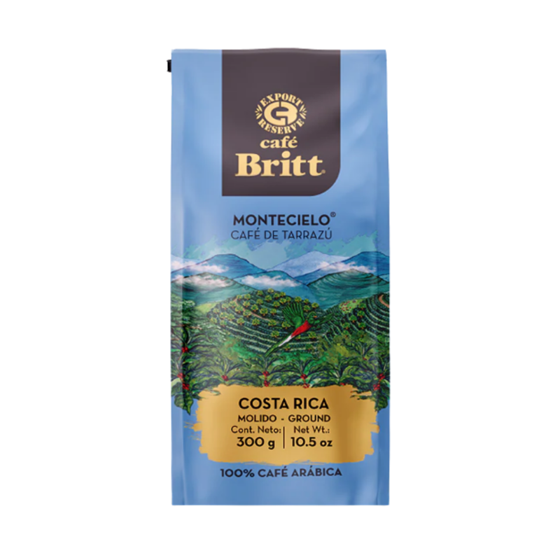 CAFE BRITT MONTECIELO TARRAZU MOLIDO 300