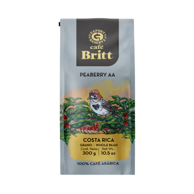 CAFE BRITT PEABERRY GRANO 300G