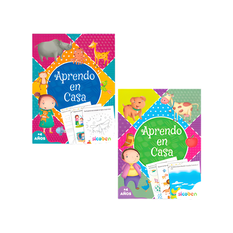 COLECCIÓN APRENDO EN CASA APRENDER JUGANDO SICOBEN