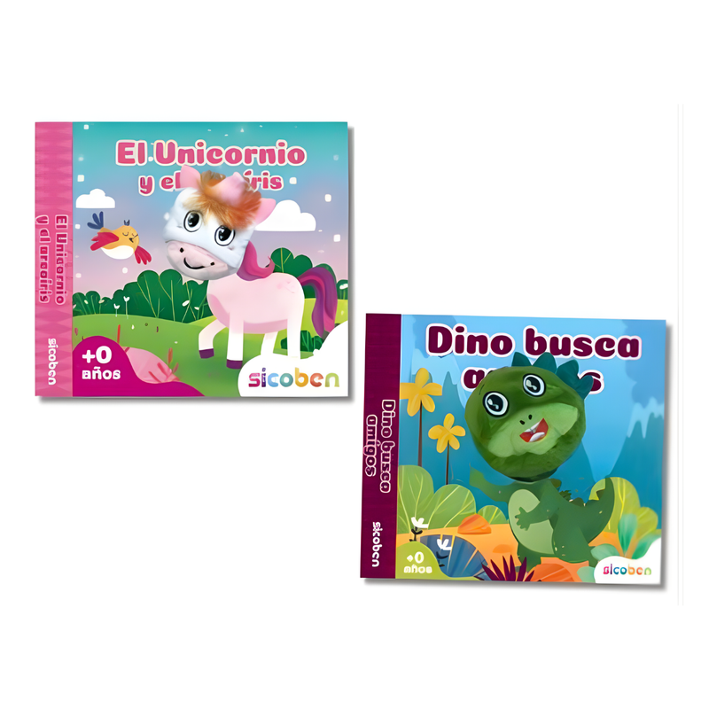 DINOSAURIO Y UNICORNIO MASCOTICAS SICOBEN