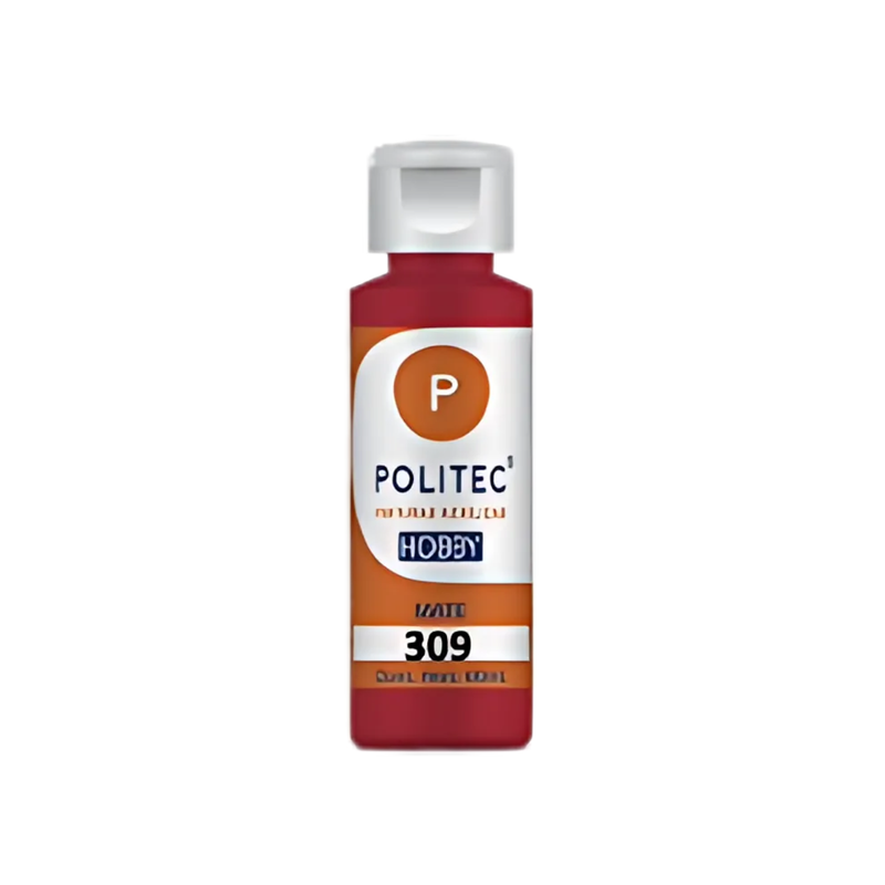 PINTURA #309 POLITEC ROJO TOLUIDINO 60ML