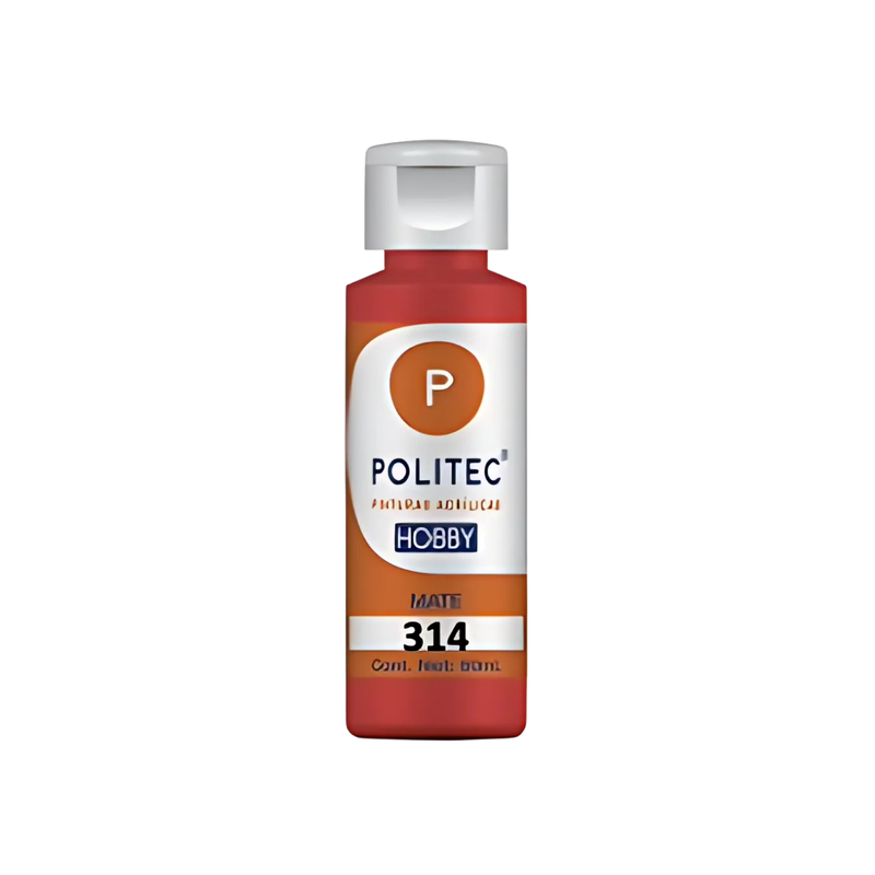 PINTURA #314 POLITEC ROJO 60ML