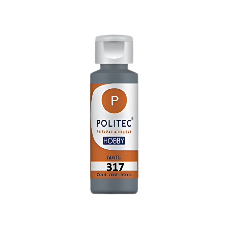 PINTURA #317 POLITEC GRIS 60ML