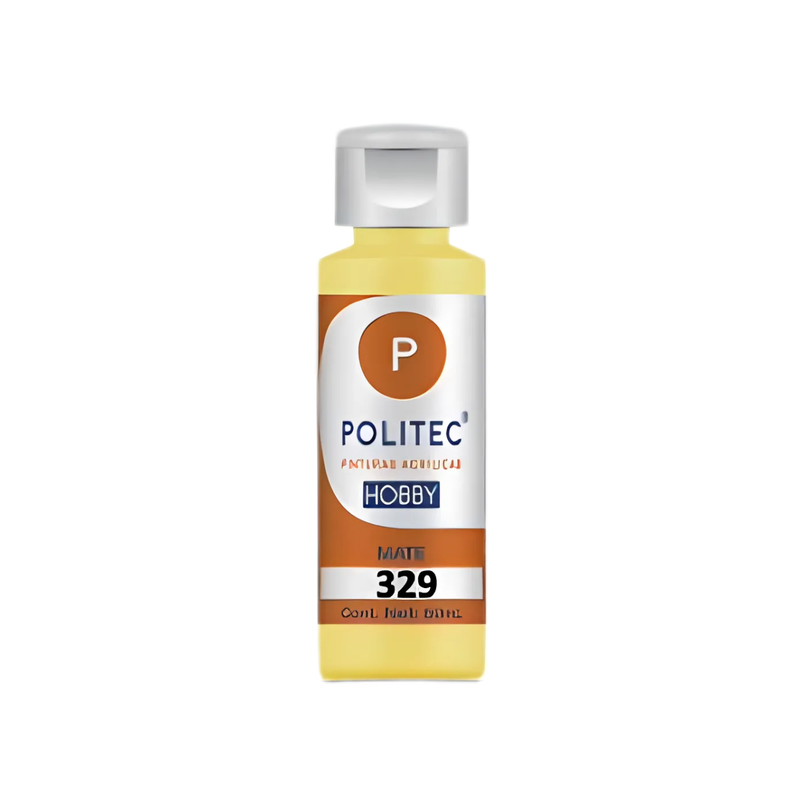 PINTURA #329 POLITEC AMARILO PASTEL 60ML