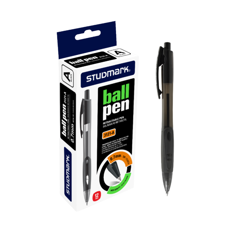 BOLIGRAFO STUDMARK RETRACTIL NEGRO (CJ 12)