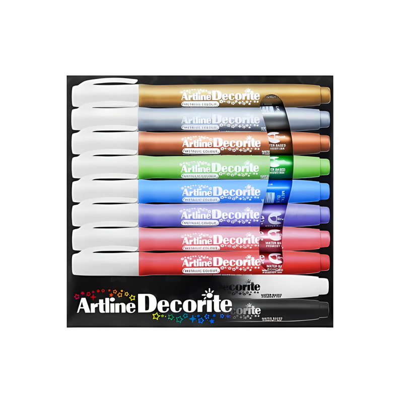 ESTUCHE DECORITE METALICO (10 UDS). ARTLINE