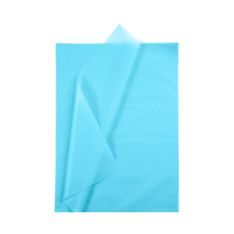 PAPEL SEDA CELESTE 50 X 70cm. 17grs 50 H.