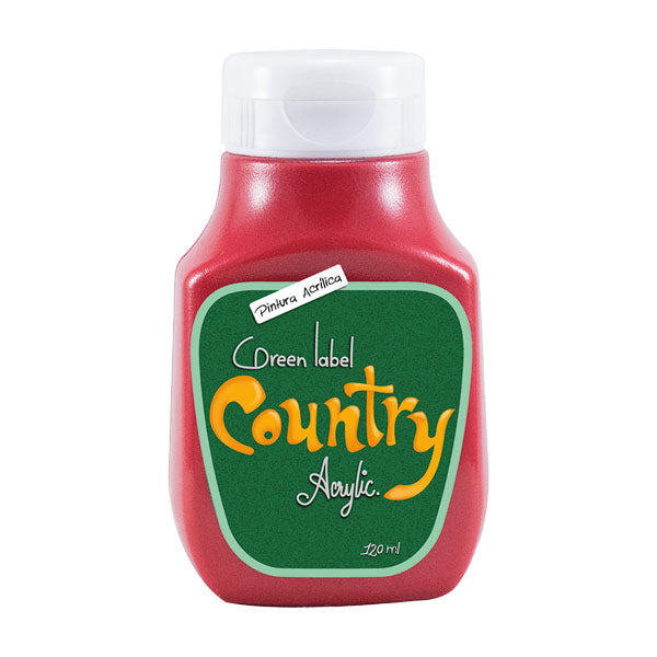 PINTURA COUNTRY 120ML #107 ROJO NAV