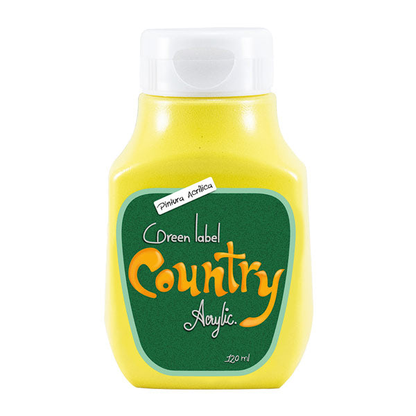 PINTURA COUNTRY 120ML #141 AMARILLO LIMON