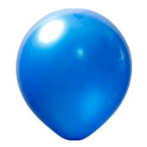 GLOBO No. 12 AZUL CELETEX (50 UDS)