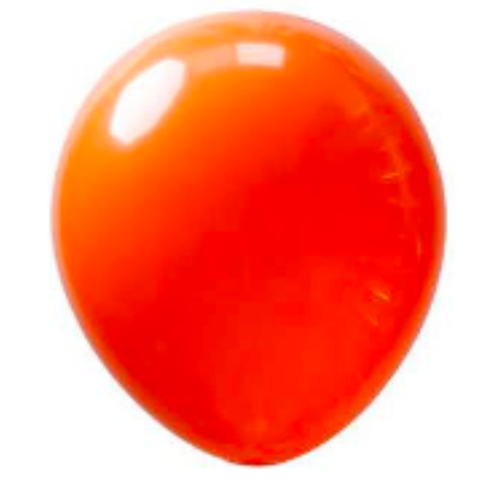 GLOBO No. 12 NARANJA CELETEX (50 UDS)