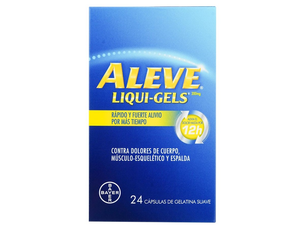  ALEVE LIQUID GEL X24 200MG