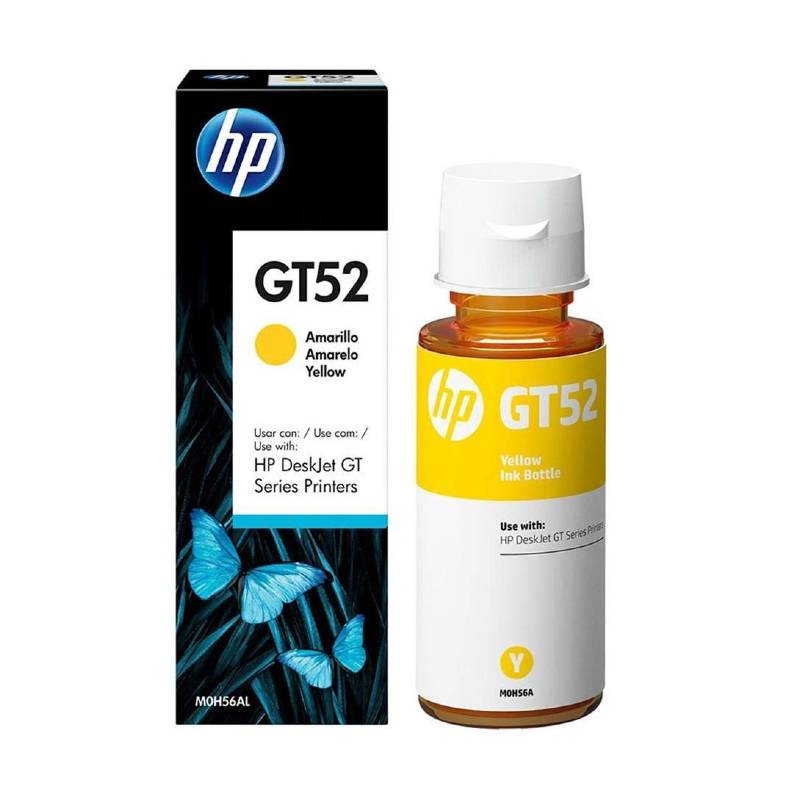 HP BOTELLA TINTA GT52 AMARILLA 8000P M0H56AI