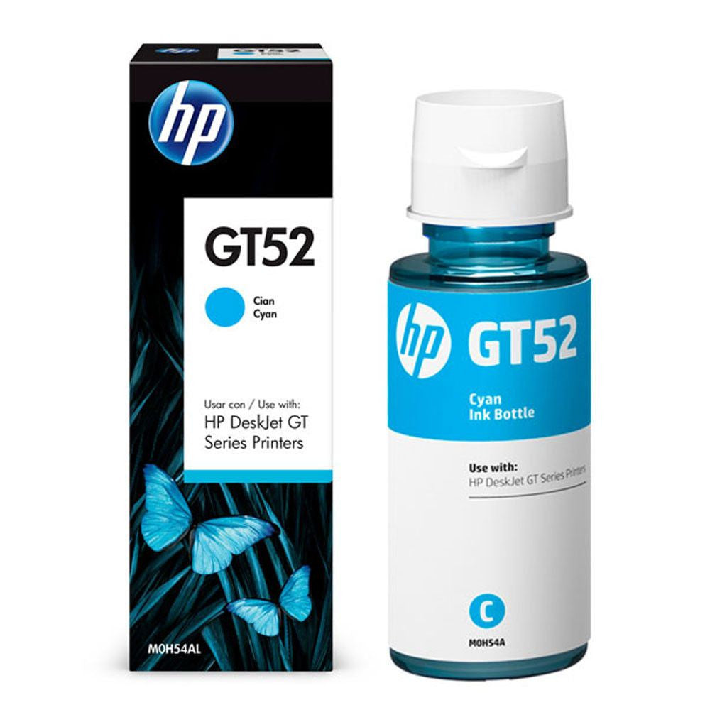 HP BOTELLA TINTA GT52 CYAN 8000P M0H54AI