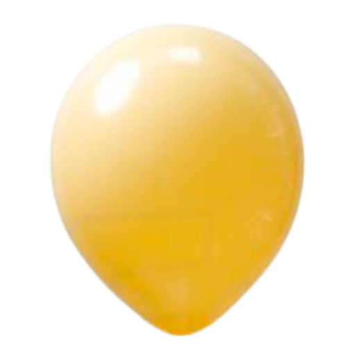 GLOBO No. 12 AMARILLO PASTEL CELETEX (50 UDS)