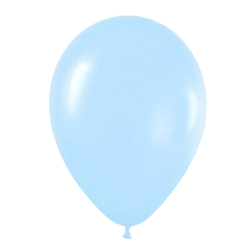 GLOBO No. 12 CELESTE PASTEL CELETEX (50 UDS)