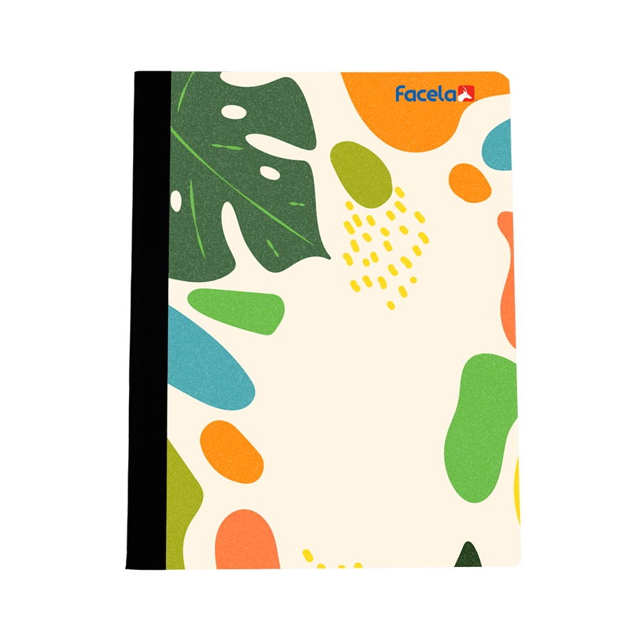 CUADERNO COSIDO PEQUEÑO 200 PÁG COLRES RAYADO FACELA