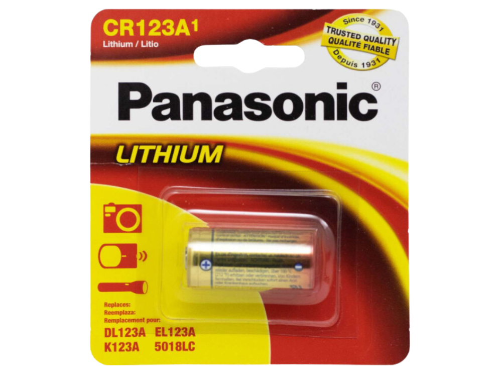 BATERIA LITIO CR123A PANASONIC UNIDAD