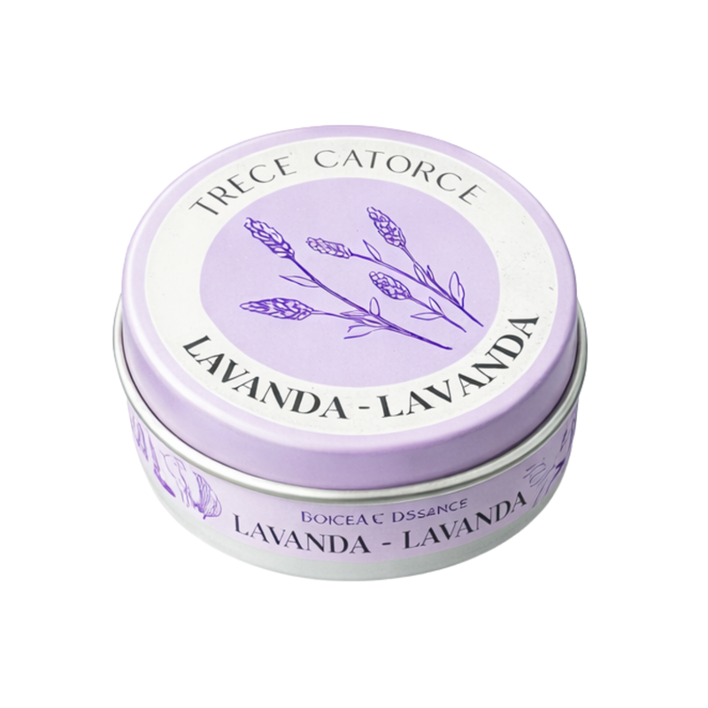 VELA AROMATICA LAVANDA LATA 105G