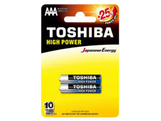 BATERIA AAA ALKALINA TOSHIBA BL 2  (144)