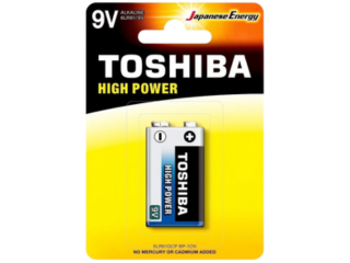 BATERIA TOSHIBA 9V ALKALINA BL 1 (120)