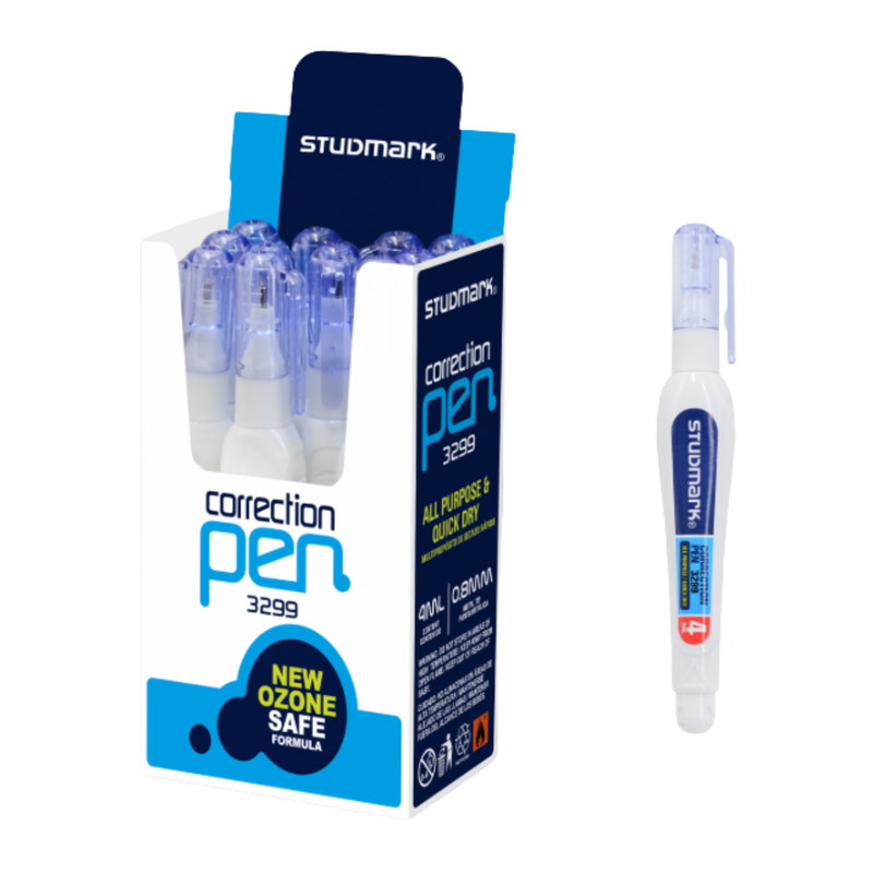 CORRECTOR T.PLUMA  4ML. STUDMARK (12 UDS) 