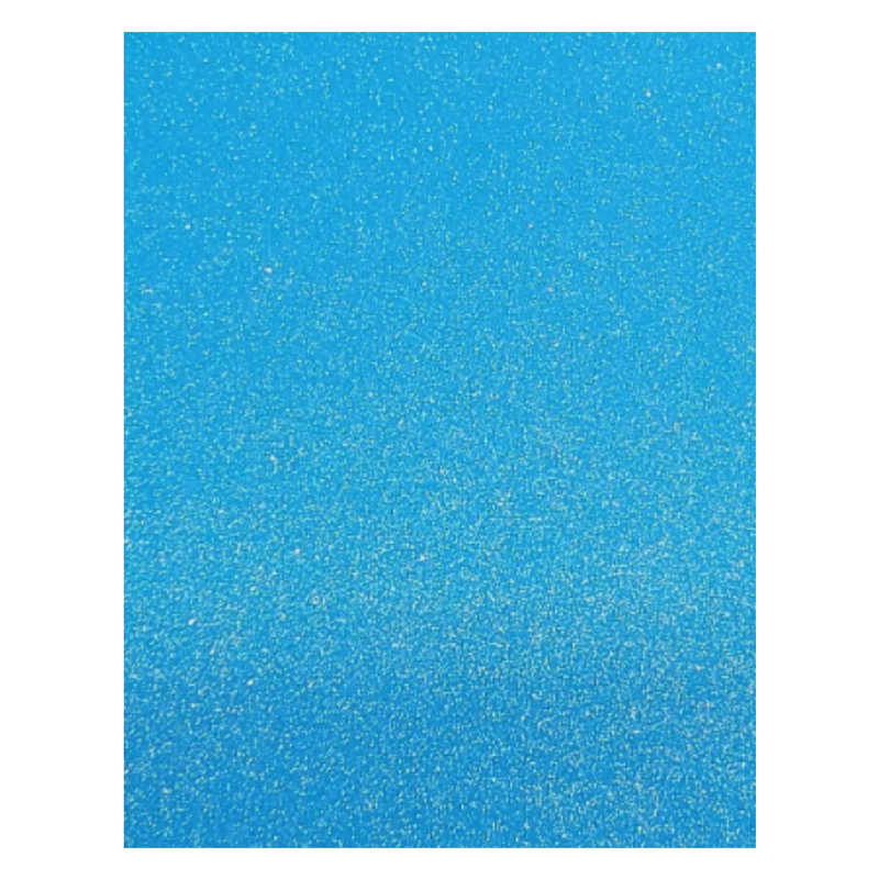 FOAM ESCARCHADO PLIEGO 50X70CM AZUL NEON