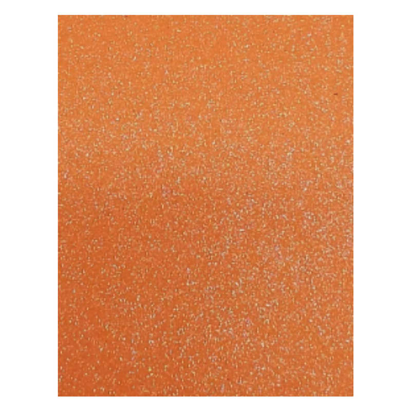 FOAM ESCARCHADO 50X70CM NARANJA NEON