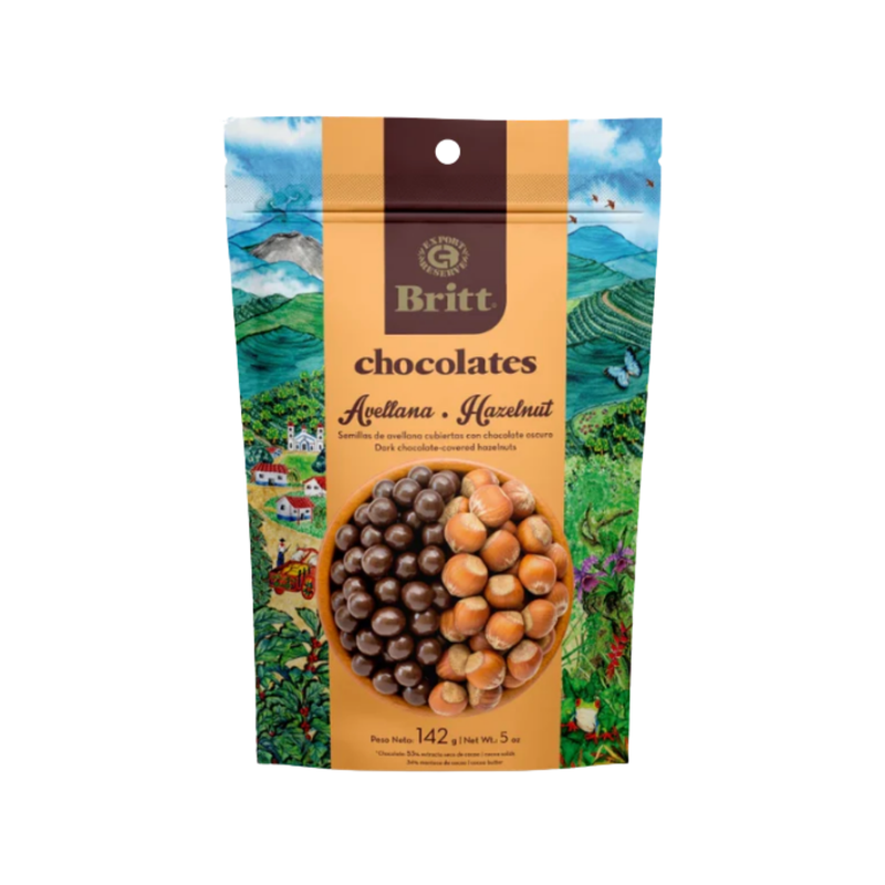 CHOCOLATE BRITT AVELLANA 142 GR