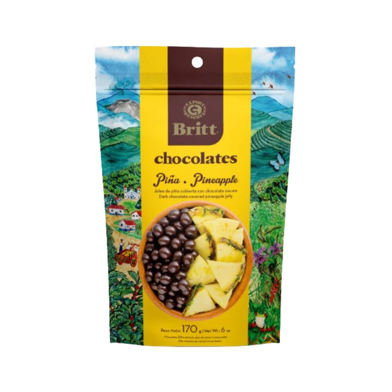 CHOCOLATE BRITT PIÑA 170 G
