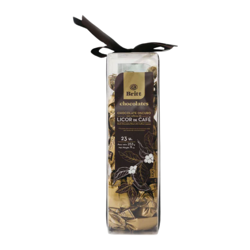 CHOCOLATE BRITT RELLENO LICOR DE CAFE 23 U 25
