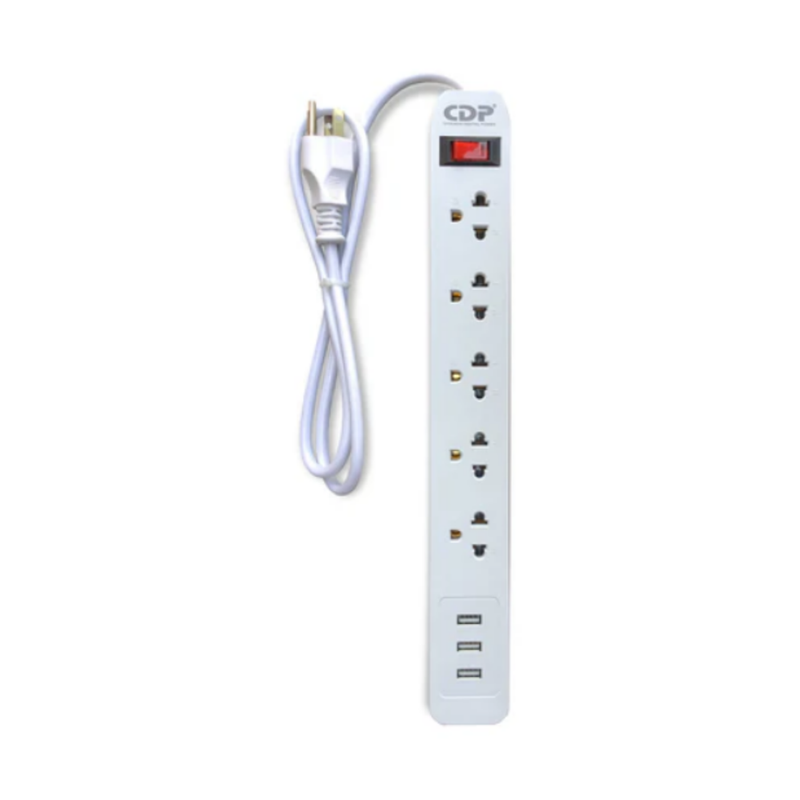 REGLETA PLASTICA CDP 5 ENTRADA RSS 5 110V-240W