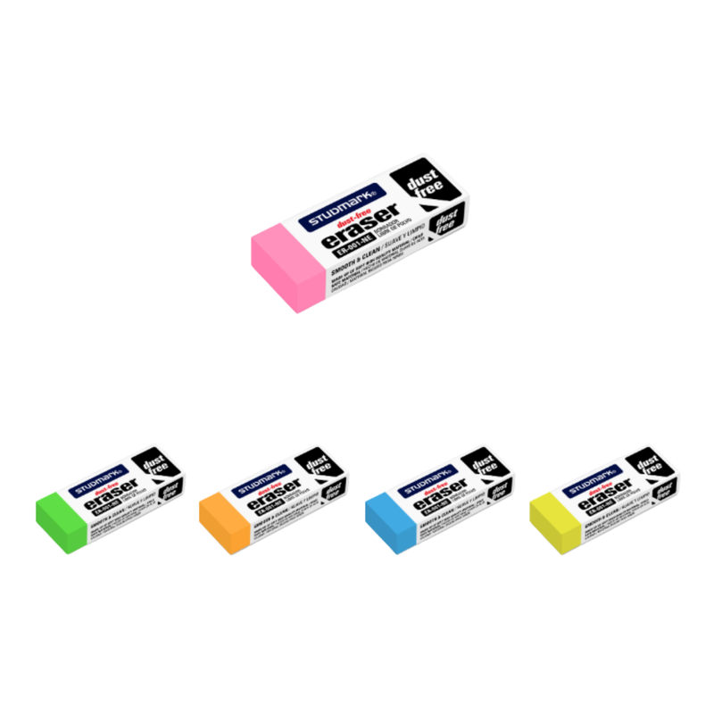 BORRADOR MEDIANO NEON 20 PZS 61X20X11MM STUDMARK