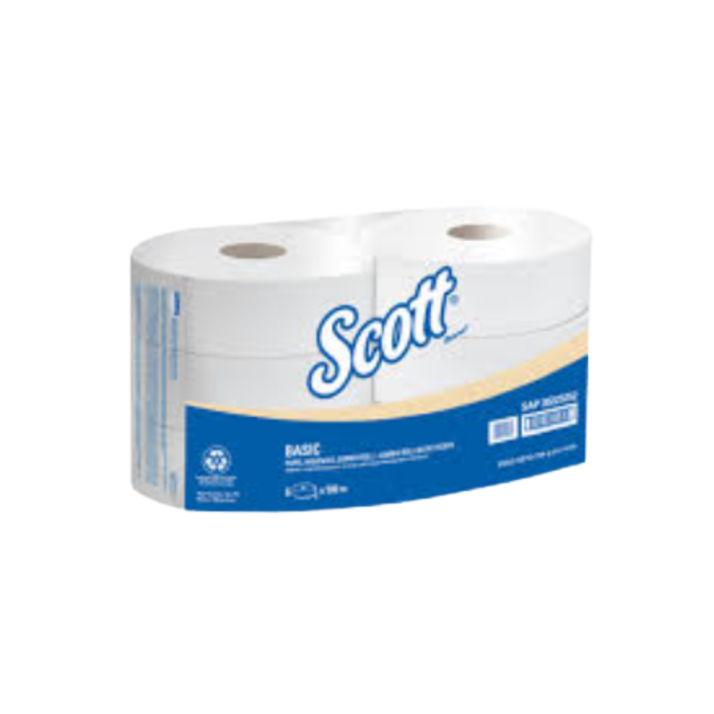 PAPEL HIGIENICO SCOTT JUMBO ROLL 250M #30225139 PAQ 6