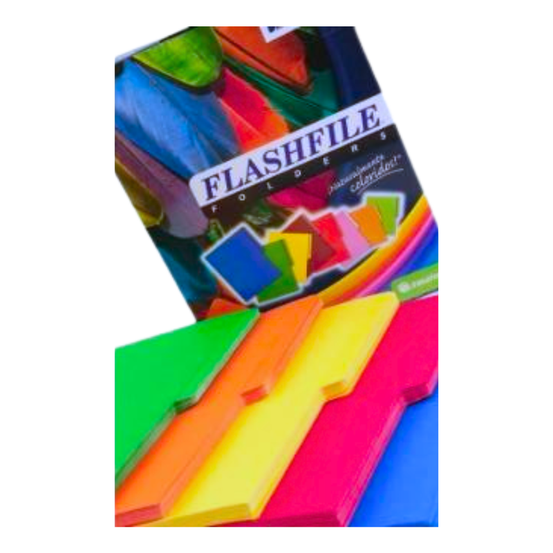 FOLDER MANILA FLASHFILE COLORES VARIADOS IRASA BOLSA MIX  