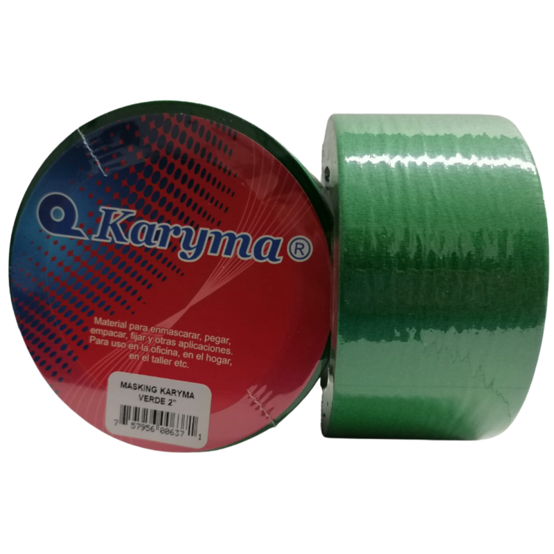 MASKING TAPE  2'' KARYMA VERDE 48MM X 25MTS   
