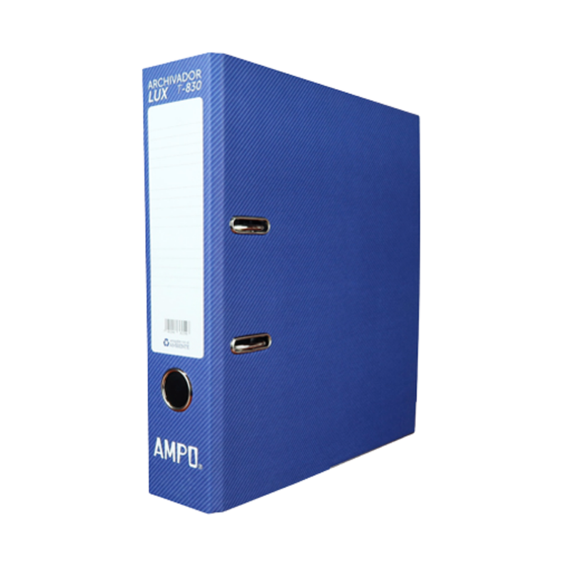 ARCHIVADOR AMPO T-830 LUX AZUL 