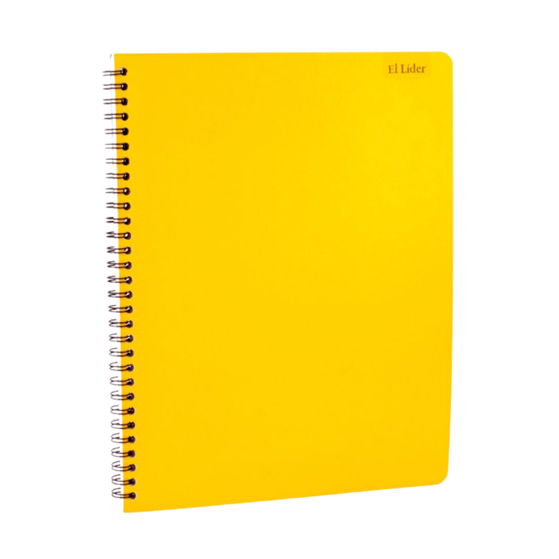 CUADERNO ESPIRAL 100 H UNICOLOR EL LIDER 