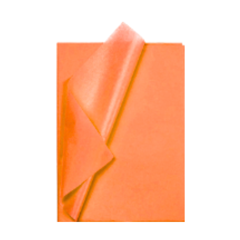 PAPEL SEDA NARANJA 17GRS 50.8X66CM 100P 