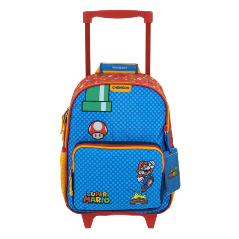SALVEQUE CHICA CON RUEDAS MARIO BROS MASCULINO SUPER  PREMIUM MB70512-9
