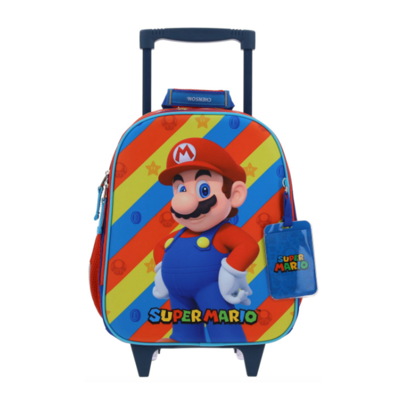 SALVEQUE CON RUEDAS PEQUEÑO MARIO BROS PREMIUM MB66577-R