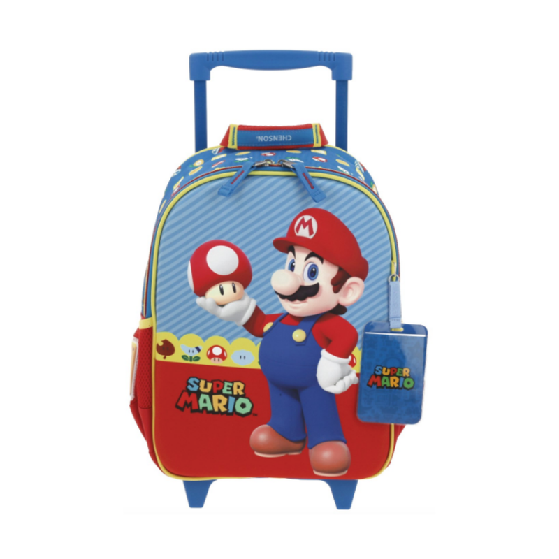 SALVEQUE CON RUEDAS PEQUEÑO MARIO BROS PREMIUM MB66263-9