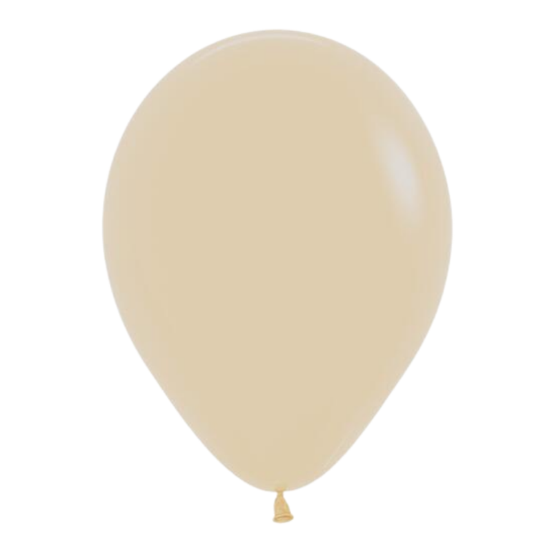 GLOBO NO. 12 PASTEL CREMA KARYMA BALLOONS 50UDS
