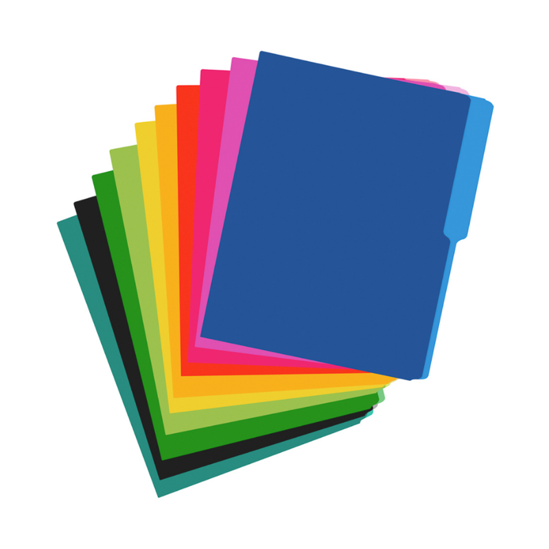 FOLDER MANILA COLORES UNIDAD