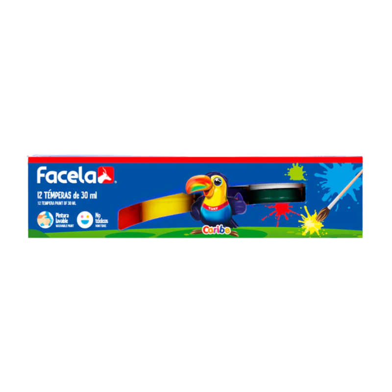TEMPERA FACELA CARIBE (CJ 12)