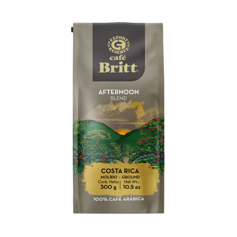 CAFE BRITT AFTERNOON BLEND MOLIDO 300G
