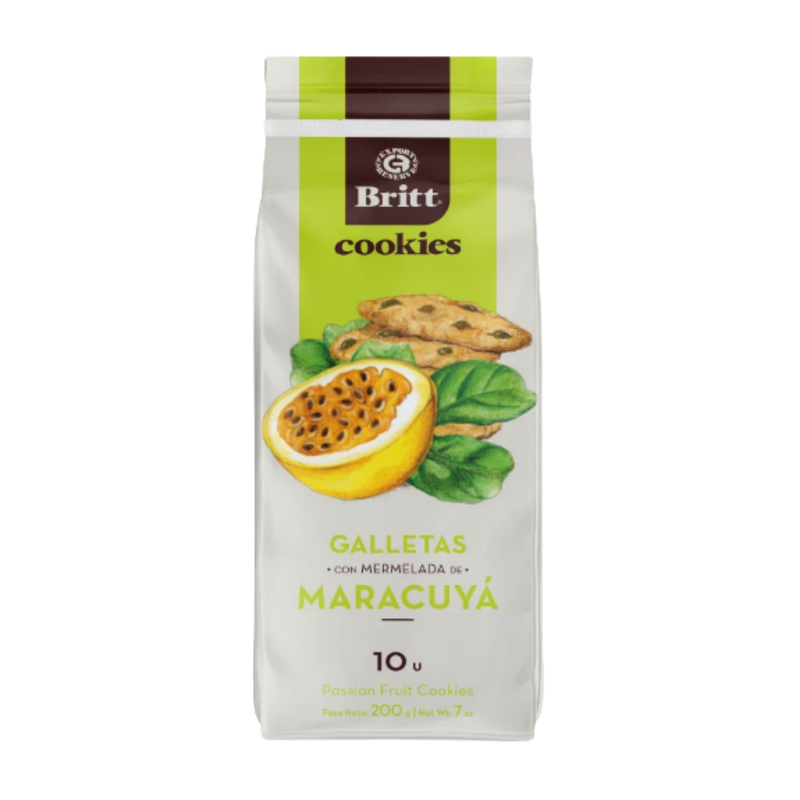 GALLETAS BRITT MARACUYA 10 UDS  