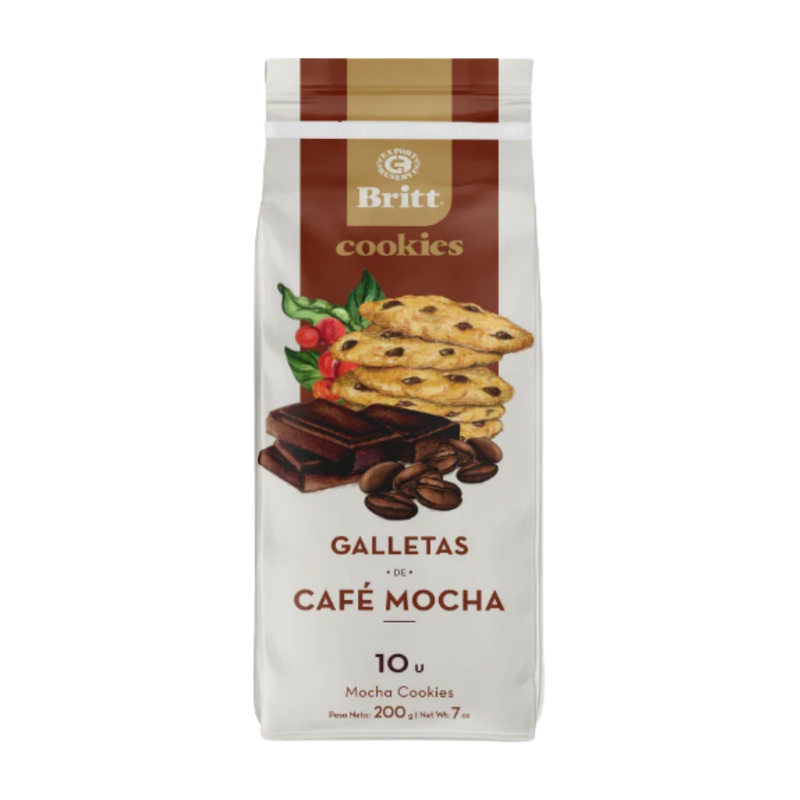 GALLETAS BRITT MOCHA 10 UDS  
