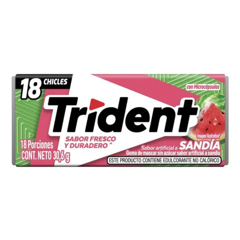 TRIDENT TABLETA DE SANDIA X18