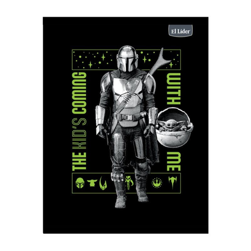 CUADERNO ESPIRAL GRANDE 100H STAR WARS